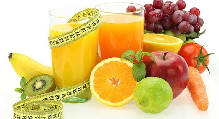 Frutas, verduras y jugos para bajar de peso en la dieta Favorita